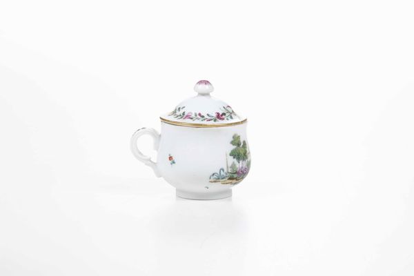 Cremiera a bers<BR>Venezia, Manifattura Cozzi, 1775 circa<BR>  - Asta Porcellane venete ed europee di un'importante Famiglia veneziana - Associazione Nazionale - Case d'Asta italiane