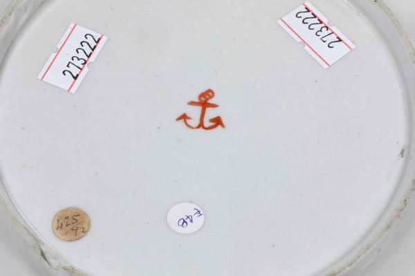 Coppia di piatti �a bers�<BR>Venezia, Manifattura Cozzi, 1775 circa  - Asta Porcellane venete ed europee di un'importante Famiglia veneziana - Associazione Nazionale - Case d'Asta italiane