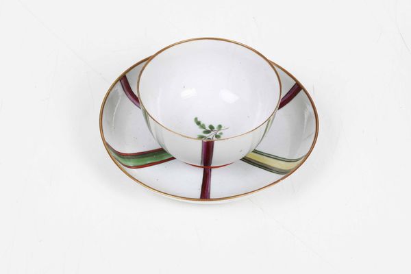 Tazza con piattino<BR>Venezia, Manifattura Cozzi, 1780 circa  - Asta Porcellane venete ed europee di un'importante Famiglia veneziana - Associazione Nazionale - Case d'Asta italiane