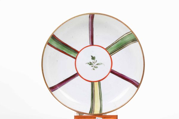 Tazza con piattino<BR>Venezia, Manifattura Cozzi, 1780 circa  - Asta Porcellane venete ed europee di un'importante Famiglia veneziana - Associazione Nazionale - Case d'Asta italiane