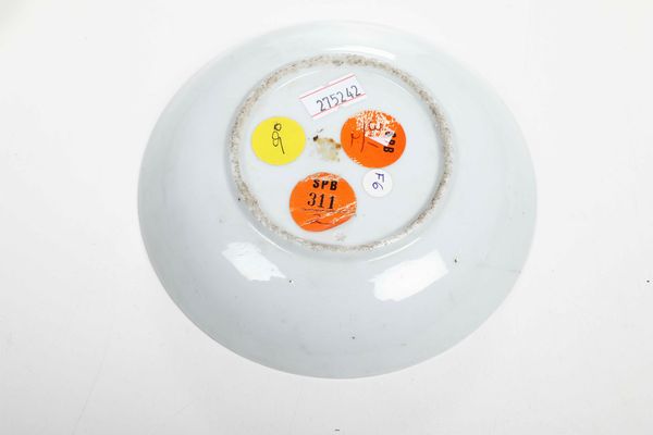 Raro piattino<BR>Nove, Manifattura Antonibon, 1770 circa<BR>  - Asta Porcellane venete ed europee di un'importante Famiglia veneziana - Associazione Nazionale - Case d'Asta italiane