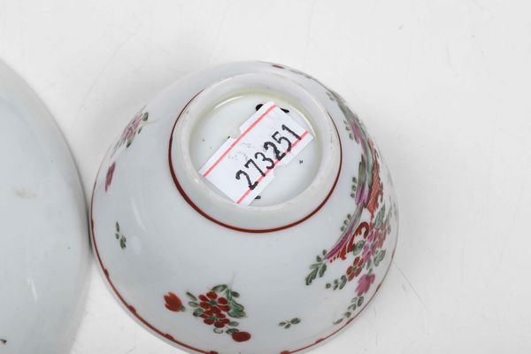 Tazza con piattino<BR>Nove, Manifattura Antonibon gestione Parolin, 1780-1790<BR><BR>  - Asta Porcellane venete ed europee di un'importante Famiglia veneziana - Associazione Nazionale - Case d'Asta italiane