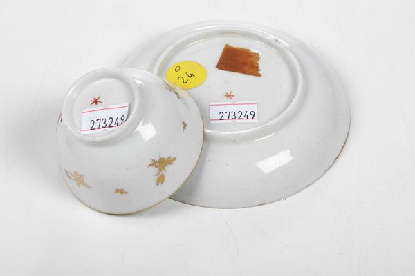 Tazza con piattino<BR>Nove, Manifattura Antonibon, gestione Parolin, 1790-1800<BR>  - Asta Porcellane venete ed europee di un'importante Famiglia veneziana - Associazione Nazionale - Case d'Asta italiane