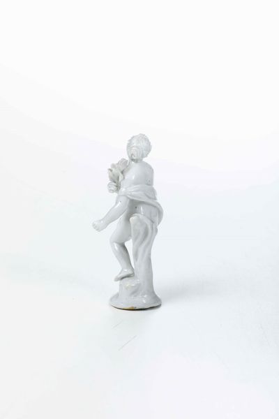 Figurina<BR>Nove, Manifattura Antonibon-Parolin, 1781-1802  - Asta Porcellane venete ed europee di un'importante Famiglia veneziana - Associazione Nazionale - Case d'Asta italiane