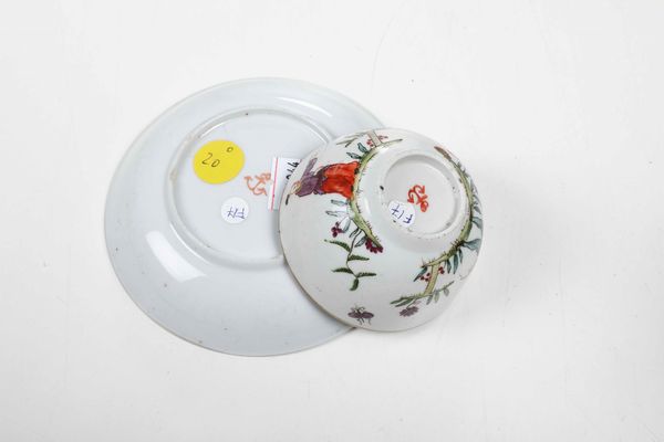 Tazza con piattino<BR>Venezia, Manifattura Cozzi, 1765-1770<BR>  - Asta Porcellane venete ed europee di un'importante Famiglia veneziana - Associazione Nazionale - Case d'Asta italiane