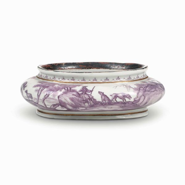 Zuccheriera<BR>Doccia, Manifattura Carlo Ginori, 1745 circa <BR><BR>  - Asta Porcellane venete ed europee di un'importante Famiglia veneziana - Associazione Nazionale - Case d'Asta italiane