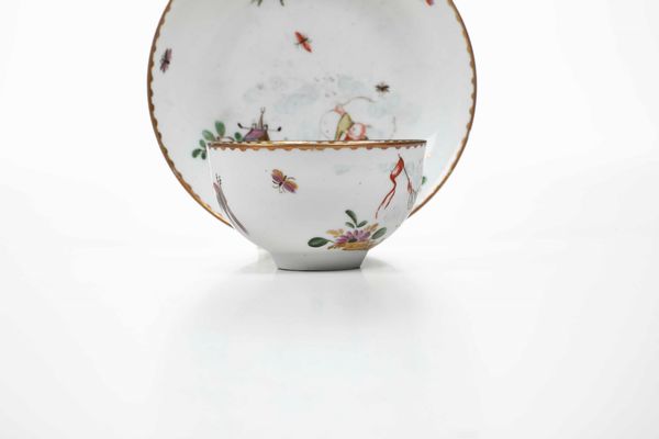 Tazza con piattino<BR>Venezia, Manifattura Cozzi 1770-1775<BR>  - Asta Porcellane venete ed europee di un'importante Famiglia veneziana - Associazione Nazionale - Case d'Asta italiane