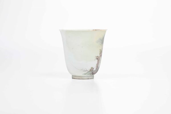 Tazza<BR>Napoli, Capodimonte, Manifattura di Carlo di Borbone, 1750-1755<BR>  - Asta Porcellane venete ed europee di un'importante Famiglia veneziana - Associazione Nazionale - Case d'Asta italiane