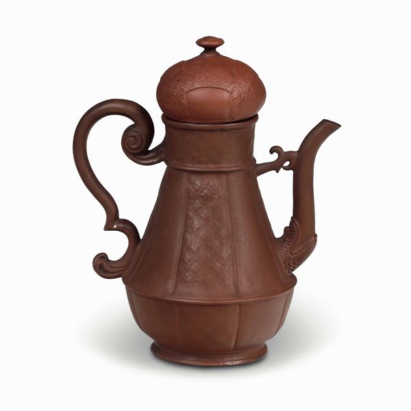 Una caffettiera e un coperchio<BR>Meissen, 1710-1715<BR>Modello di Johann Jakob Irminger<BR>  - Asta Porcellane venete ed europee di un'importante Famiglia veneziana - Associazione Nazionale - Case d'Asta italiane