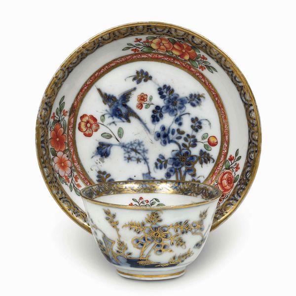 Tazza con pittino<BR>Meissen, 1740-1750<BR>Decorazione: Bottega di F.J. Ferner, 1750 circa  - Asta Porcellane venete ed europee di un'importante Famiglia veneziana - Associazione Nazionale - Case d'Asta italiane