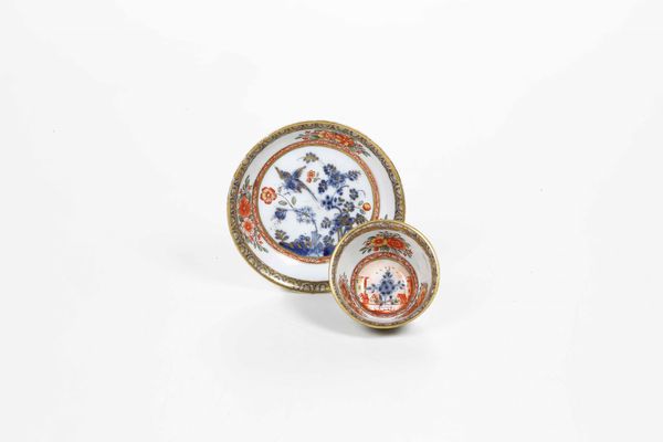 Tazza con pittino<BR>Meissen, 1740-1750<BR>Decorazione: Bottega di F.J. Ferner, 1750 circa  - Asta Porcellane venete ed europee di un'importante Famiglia veneziana - Associazione Nazionale - Case d'Asta italiane