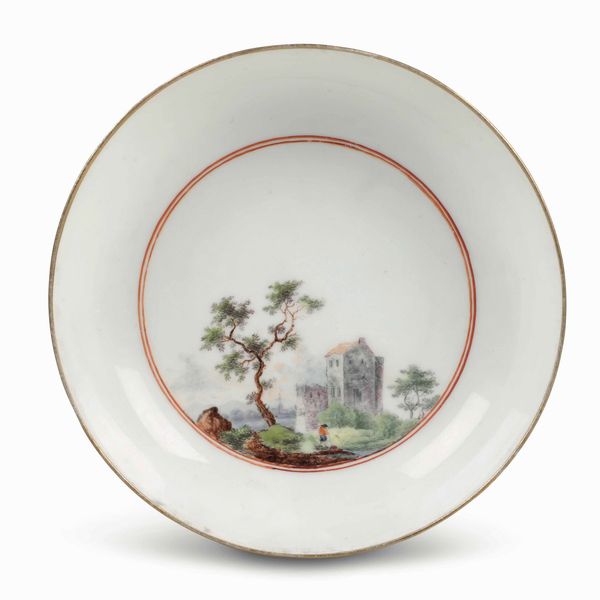 Piattino<BR>Meissen, 1740 circa  - Asta Porcellane venete ed europee di un'importante Famiglia veneziana - Associazione Nazionale - Case d'Asta italiane