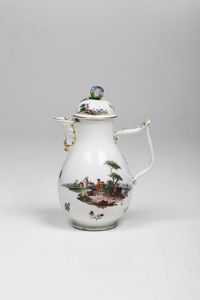 Caffettiera<BR>Meissen, verso il 1750  - Asta Porcellane venete ed europee di un'importante Famiglia veneziana - Associazione Nazionale - Case d'Asta italiane