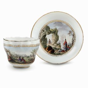Piattino<BR>Meissen, 1780 circa<BR><BR><BR><BR>  - Asta Porcellane venete ed europee di un'importante Famiglia veneziana - Associazione Nazionale - Case d'Asta italiane