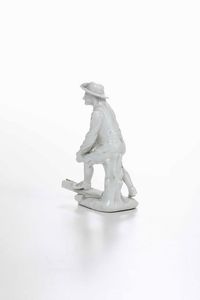 Figurina di taglialegna<BR>Meissen, 1740 circa  - Asta Porcellane venete ed europee di un'importante Famiglia veneziana - Associazione Nazionale - Case d'Asta italiane