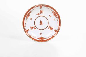 Tazza con piattino<BR>Venezia, Manifattura Cozzi, 1770-1780<BR>  - Asta Porcellane venete ed europee di un'importante Famiglia veneziana - Associazione Nazionale - Case d'Asta italiane