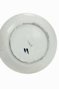 Piattino <BR>Venezia, Manifattura Hewelcke, 1762-1763  - Asta Porcellane venete ed europee di un'importante Famiglia veneziana - Associazione Nazionale - Case d'Asta italiane