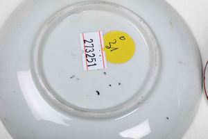 Tazza con piattino<BR>Nove, Manifattura Antonibon gestione Parolin, 1780-1790<BR><BR>  - Asta Porcellane venete ed europee di un'importante Famiglia veneziana - Associazione Nazionale - Case d'Asta italiane