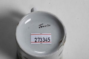 Coppia di tazze con piattino<BR>Treviso, Fontebasso, primo quarto del XIX secolo  - Asta Porcellane venete ed europee di un'importante Famiglia veneziana - Associazione Nazionale - Case d'Asta italiane