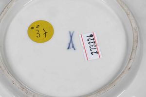 Coppia di bacinelle<BR>Meissen, 1740 circa  - Asta Porcellane venete ed europee di un'importante Famiglia veneziana - Associazione Nazionale - Case d'Asta italiane