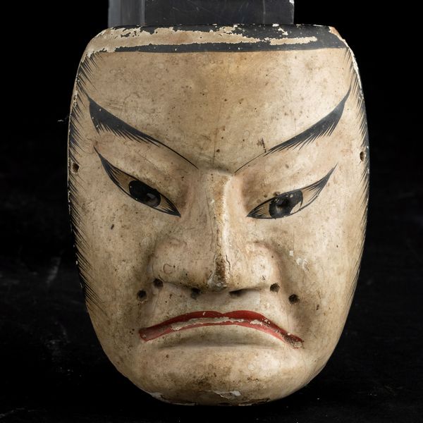 Maschera del teatro in legno laccato, Giappone, periodo Meiji (1868-1912)  - Asta Asian Art - Associazione Nazionale - Case d'Asta italiane