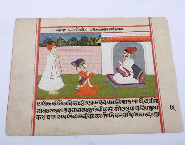 Lotto di sette miniature, India, XIX secolo  - Asta Asian Art - Associazione Nazionale - Case d'Asta italiane