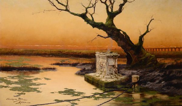 Enrique Serra : L�Albero Sacro  - Asta Dipinti del XIX e XX secolo - Associazione Nazionale - Case d'Asta italiane