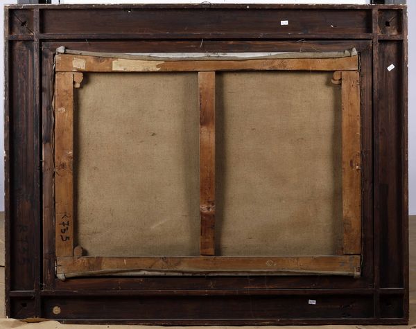 ACHILLE TOMINETTI : Dopo il temporale  - Asta Dipinti del XIX e XX secolo - Associazione Nazionale - Case d'Asta italiane