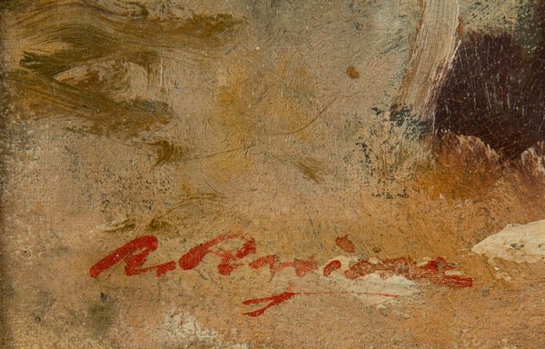 Raffaele Ragione : Balie a parc Monceau  - Asta Dipinti del XIX e XX secolo - Associazione Nazionale - Case d'Asta italiane