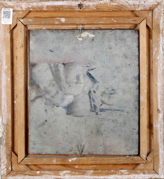 Scuola italiana del XIX secolo Casolare in campagna  - Asta Dipinti del XIX e XX secolo - Associazione Nazionale - Case d'Asta italiane