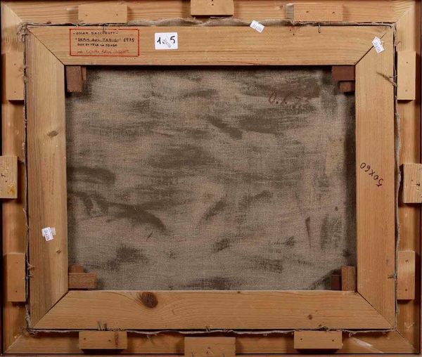 Oscar Saccorotti : Sera sul Tamigi, 1979  - Asta Dipinti del XIX e XX secolo - Associazione Nazionale - Case d'Asta italiane