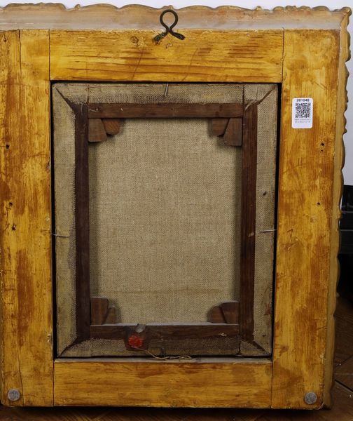 François-Marius Granet : Scena d�interno con monaci  - Asta Dipinti del XIX e XX secolo - Associazione Nazionale - Case d'Asta italiane