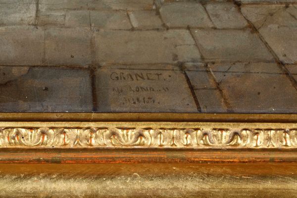 François-Marius Granet : Scena d�interno con monaci  - Asta Dipinti del XIX e XX secolo - Associazione Nazionale - Case d'Asta italiane