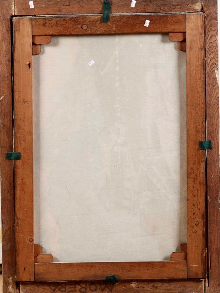 Antonio Maria Morera : Due nature morte con vasi di fiori  - Asta Dipinti del XIX e XX secolo - Associazione Nazionale - Case d'Asta italiane