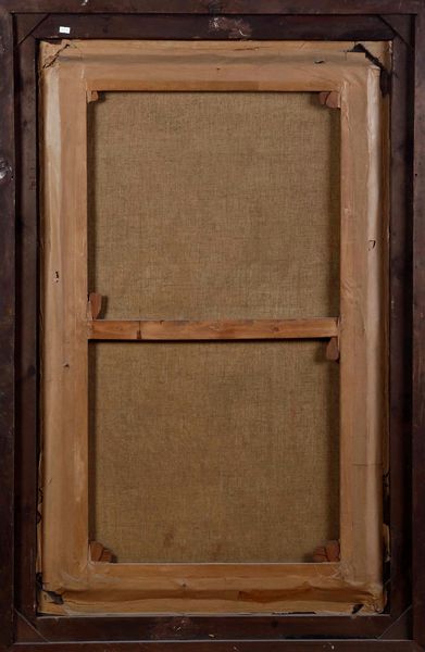 Alessandro Lupo : Scena di mercato  - Asta Dipinti del XIX e XX secolo - Associazione Nazionale - Case d'Asta italiane