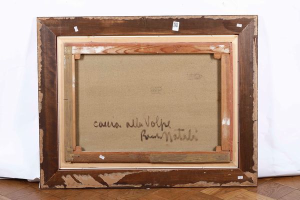 Renato Natali : Caccia alla volpe  - Asta Dipinti del XIX e XX secolo - Associazione Nazionale - Case d'Asta italiane