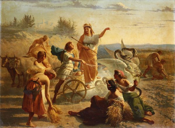 Anonimo (?) del XIX secolo Scena mitologica  - Asta Dipinti del XIX e XX secolo - Associazione Nazionale - Case d'Asta italiane