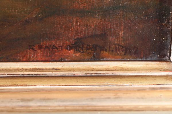 Renato Natali : Ferito  - Asta Dipinti del XIX e XX secolo - Associazione Nazionale - Case d'Asta italiane