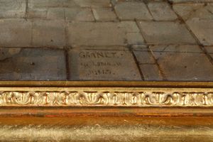 François-Marius Granet : Scena d�interno con monaci  - Asta Dipinti del XIX e XX secolo - Associazione Nazionale - Case d'Asta italiane