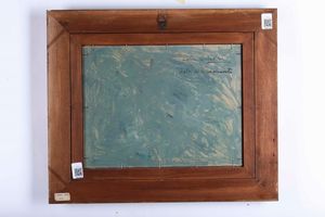 Giuseppe Sacheri : Sole di tramonto  - Asta Dipinti del XIX e XX secolo - Associazione Nazionale - Case d'Asta italiane