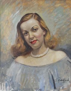 Cafiero Filippelli, Attribuito a - Figura femminile a mezzobusto