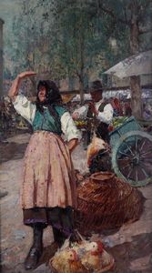 Alessandro Lupo - Scena di mercato