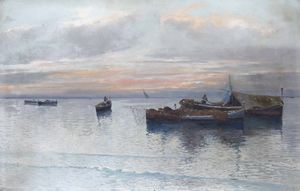 Fausto Pratella, Attribuito a - Marina