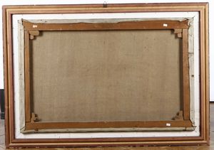 Fausto Pratella, Attribuito a : Marina  - Asta Dipinti del XIX e XX secolo - Associazione Nazionale - Case d'Asta italiane