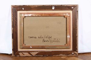 Renato Natali : Caccia alla volpe  - Asta Dipinti del XIX e XX secolo - Associazione Nazionale - Case d'Asta italiane