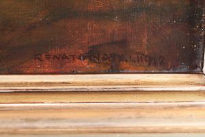 Renato Natali : Ferito  - Asta Dipinti del XIX e XX secolo - Associazione Nazionale - Case d'Asta italiane