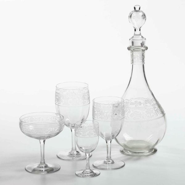 Servizio di calici  - Asta Arredo per la tavola - Associazione Nazionale - Case d'Asta italiane