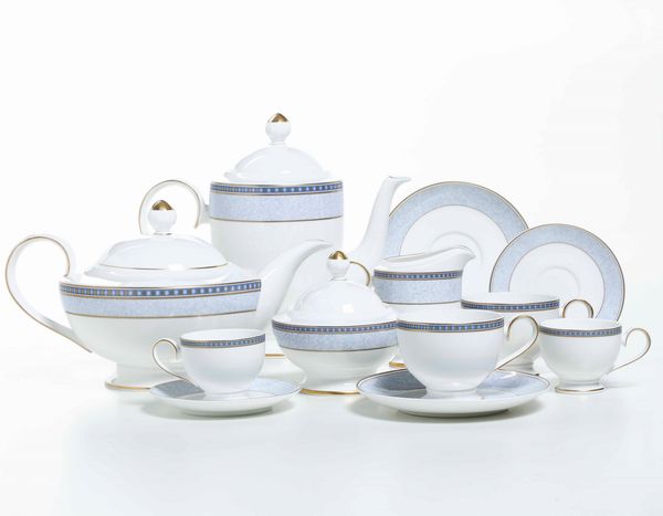 Servizio da t� e caff� Villa Menton<BR>Lussemburgo, Septofontaines, Manifattura Villeroy & Boch, XX secolo  - Asta Arredo per la tavola - Associazione Nazionale - Case d'Asta italiane