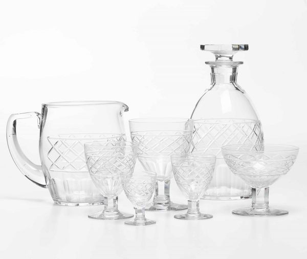 Servizio di calici  - Asta Arredo per la tavola - Associazione Nazionale - Case d'Asta italiane