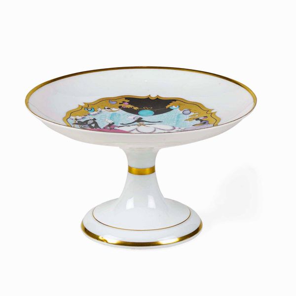 Alzatina<BR>Germania, Manifattura Rosenthal, XX secolo  - Asta Arredo per la tavola - Associazione Nazionale - Case d'Asta italiane